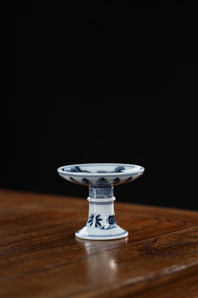 布一窑柴窑松竹梅高足盖置