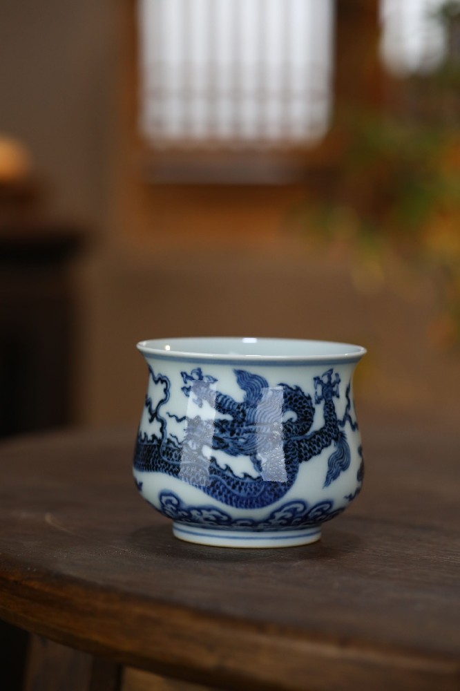 布一窑柴窑霸王龙大炉式杯