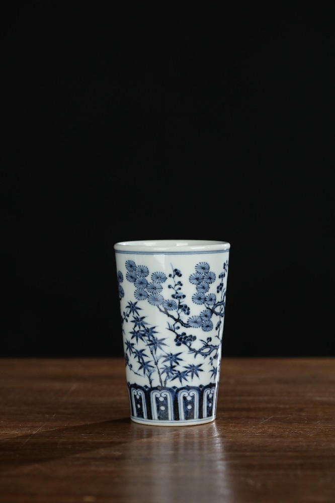 布一窑柴窑松竹梅可乐杯