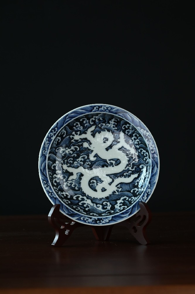 布一窑柴窑海水暗刻霸王龙壶承
