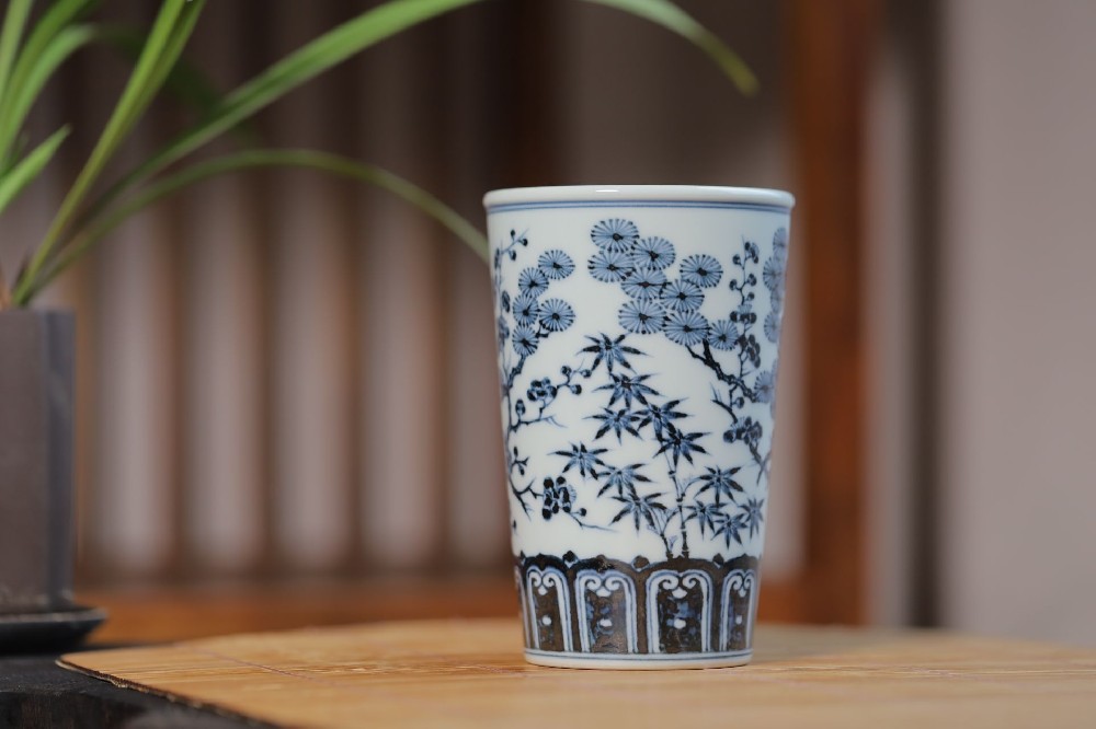 布一窑松竹梅可乐杯